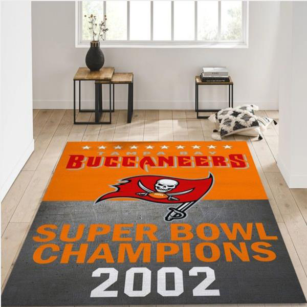 Tampa Bay Buccaneers Area Rug NFL Area Rug Kitchen Rug Indoor Indoor Rugs Rectangle Carpet