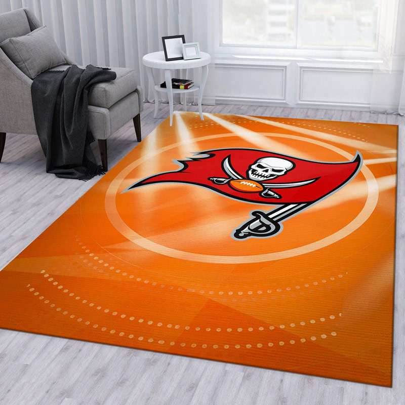 Tampa Bay Buccaneers Area Rug NFL Area Rug Dining Room Rug Indoor Rug Rectangle Carpet