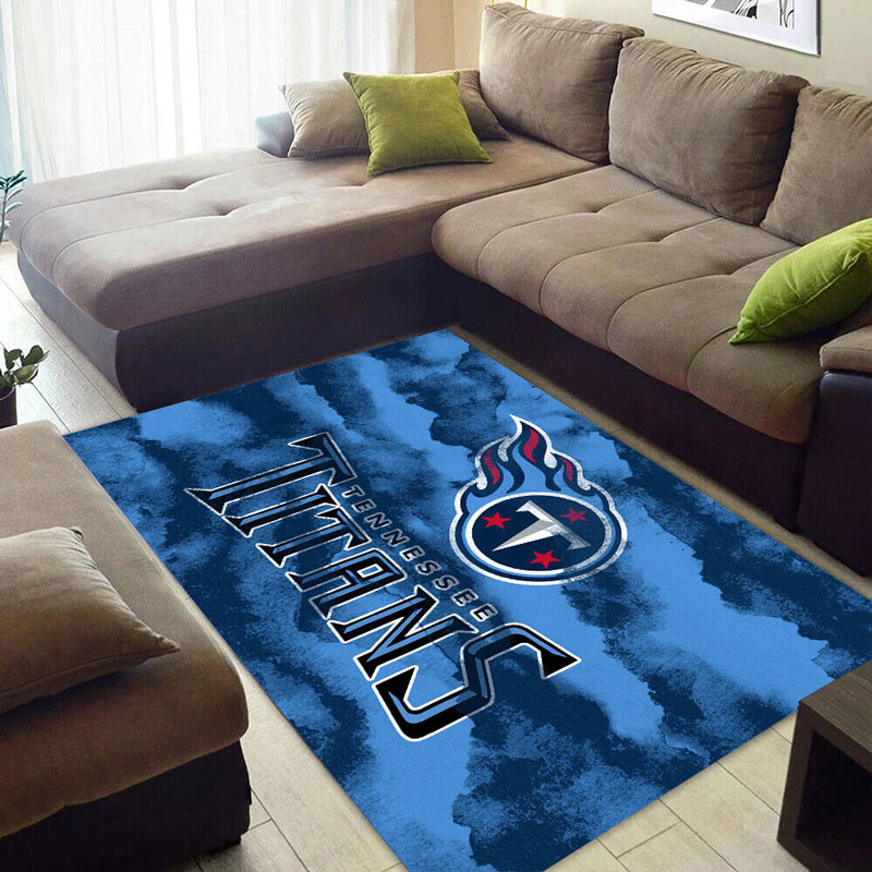 Tennessee Titans Rug NFL Area Rug Living Room Rug Indoor Rug Rectangle Carpet