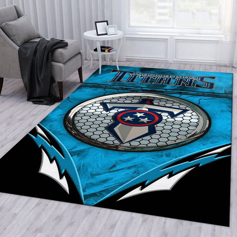 Tennessee Titans Rug NFL Area Rug Bedroom Rug Indoor Indoor Rugs Rectangle Carpet