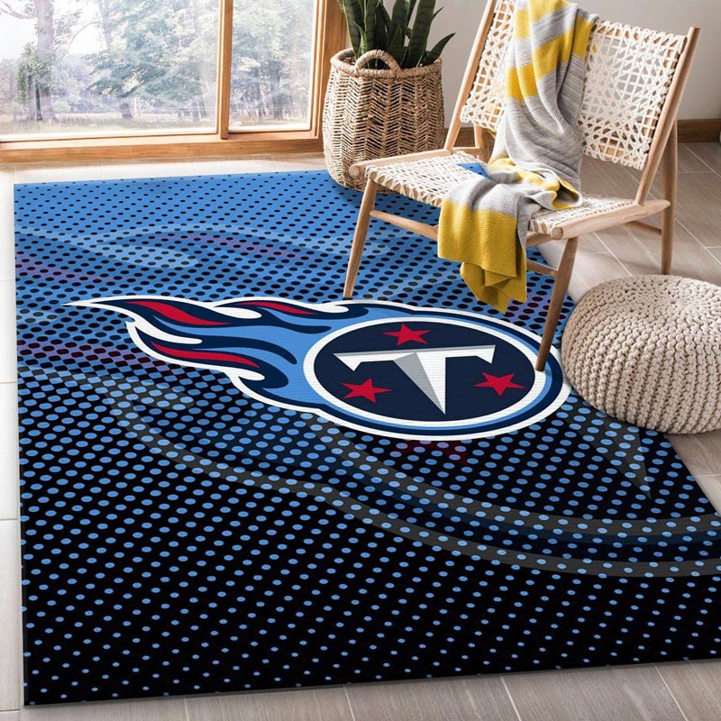 Tennessee Titans Area Rug NFL Area Rug Bedroom Rug Indoor Indoor Rugs Rectangle Carpet