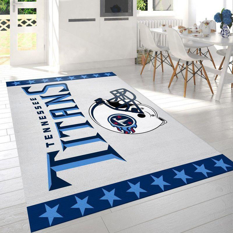 Tennessee Titans Rug NFL Area Rug Living Room Area Rug Indoor Rugs Rectangle Carpet