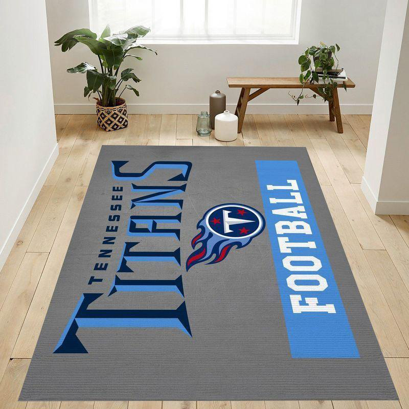 Tennessee Titans Area Rug NFL Area Rug Bathroom Rugs Indoor Rugs Rectangle Carpet