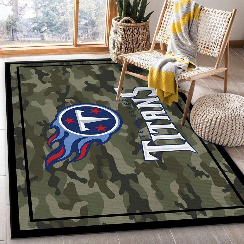 Tennessee Titans Rug NFL Area Rug Bedroom Area Rug Indoor Indoor Rugs Rectangle Carpet