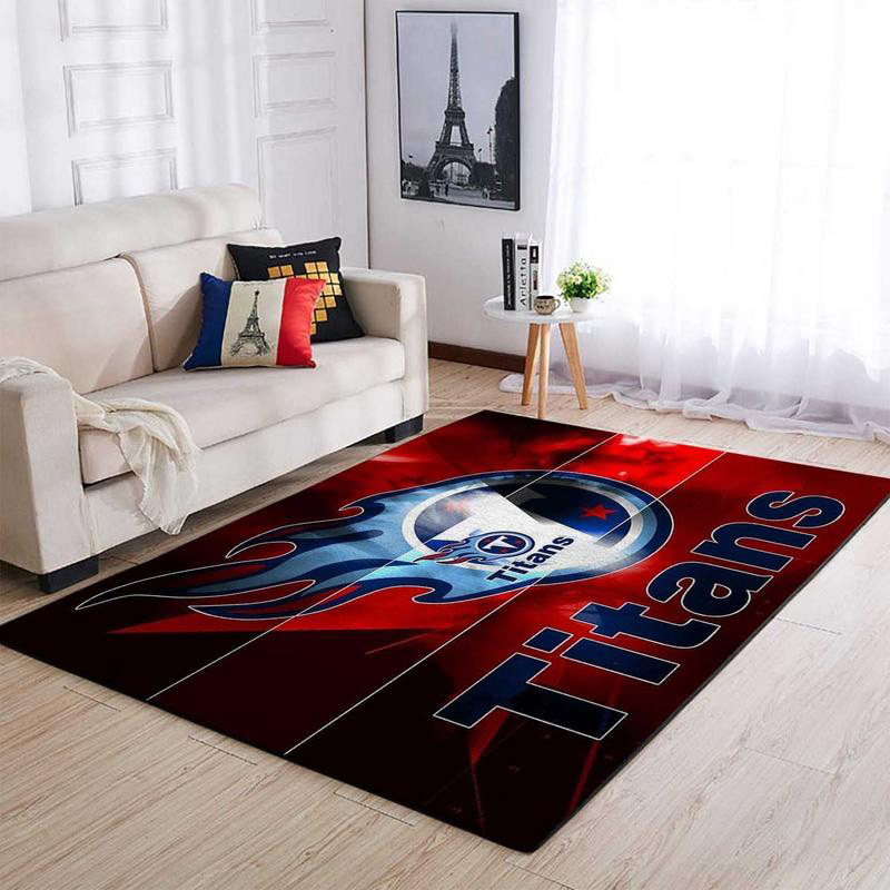 Tennessee Titans Rug NFL Area Rug Bedroom Rug Indoor Rug Rectangle Carpet