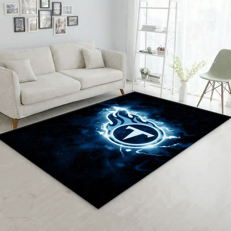 Tennessee Titans Rug NFL Area Rug Bedroom Area Rug Indoor Rug Rectangle Carpet