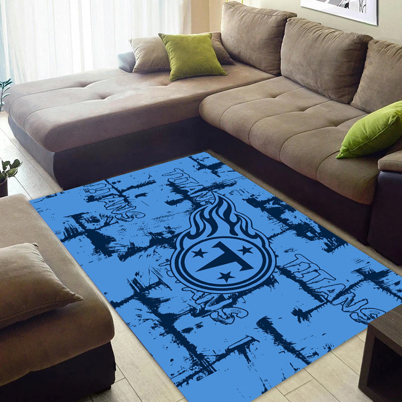 Tennessee Titans Area Rug NFL Area Rug Bedroom Area Rug Indoor Indoor Rug Rectangle Carpet