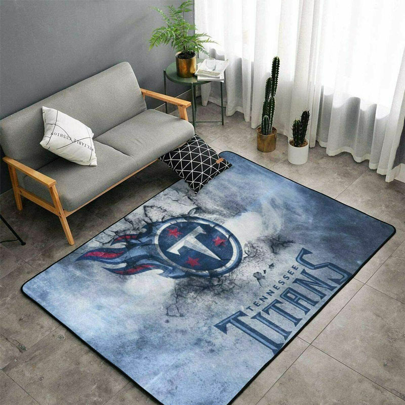 Tennessee Titans Area Rug NFL Area Rug Bedroom Area Rug Indoor Rug Rectangle Carpet