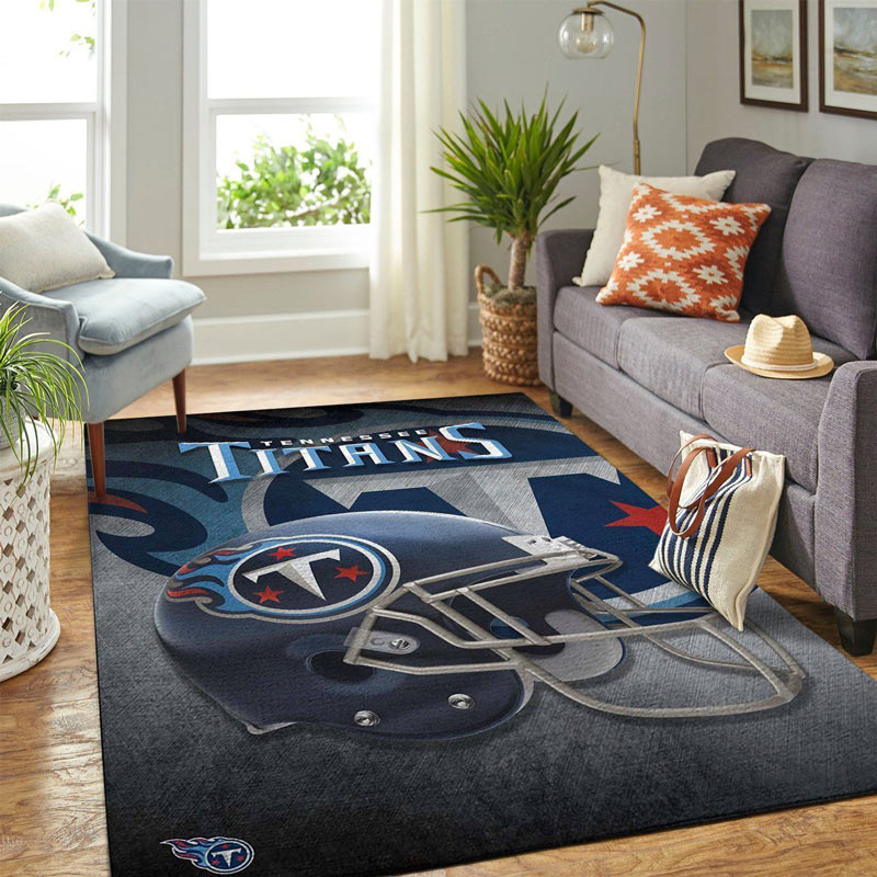 Tennessee Titans Rug NFL Area Rug Dining Room Rug Indoor Indoor Rug Rectangle Carpet