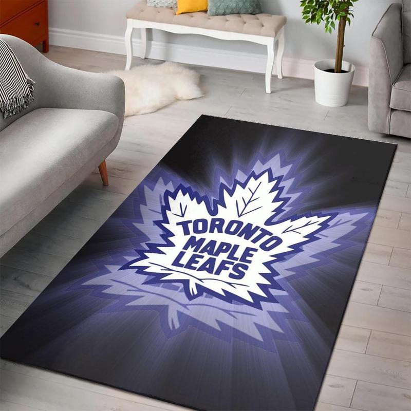 Toronto Maple Leafs Rug NHL Area Rug Bedroom Area Rug Indoor Indoor Rug Rectangle Carpet