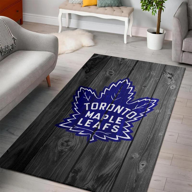 Toronto Maple Leafs Rug NHL Area Rug Dining Room Rug Indoor Rug Rectangle Carpet