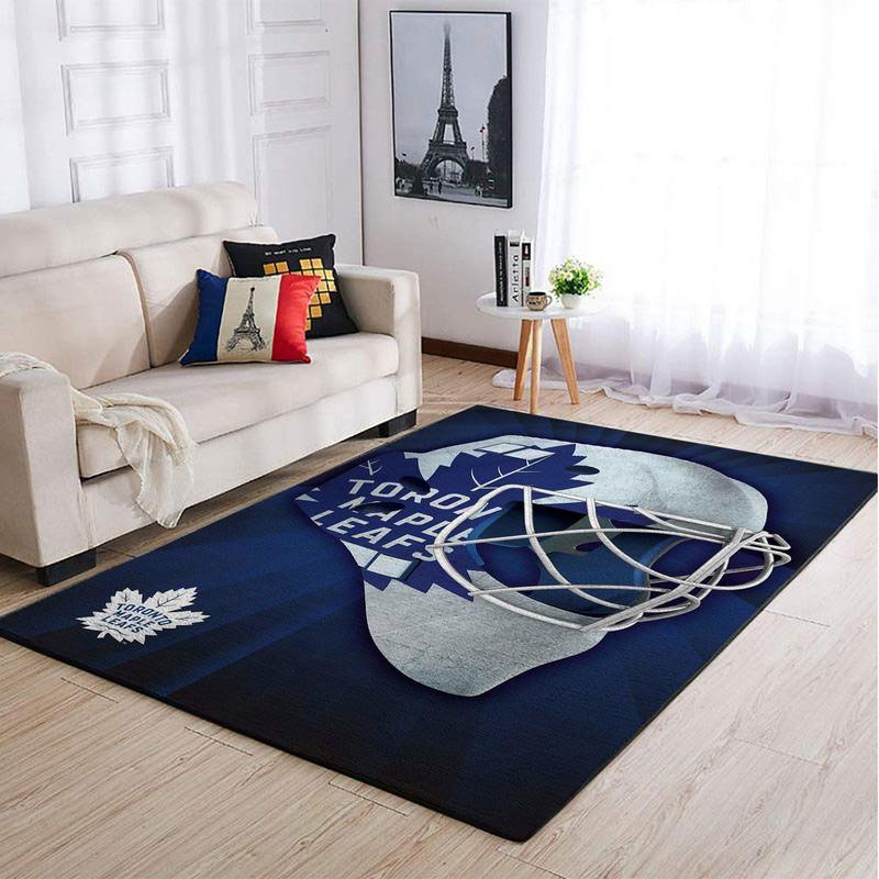 Toronto Maple Leafs Area Rug NHL Area Rug Dining Room Rug Indoor Indoor Rugs Rectangle Carpet
