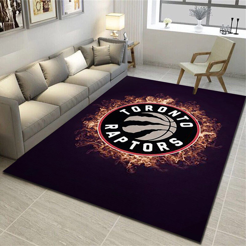 Toronto Raptors Area Rug NBA Area Rug Bedroom Area Rug Indoor Indoor Rug Rectangle Carpet