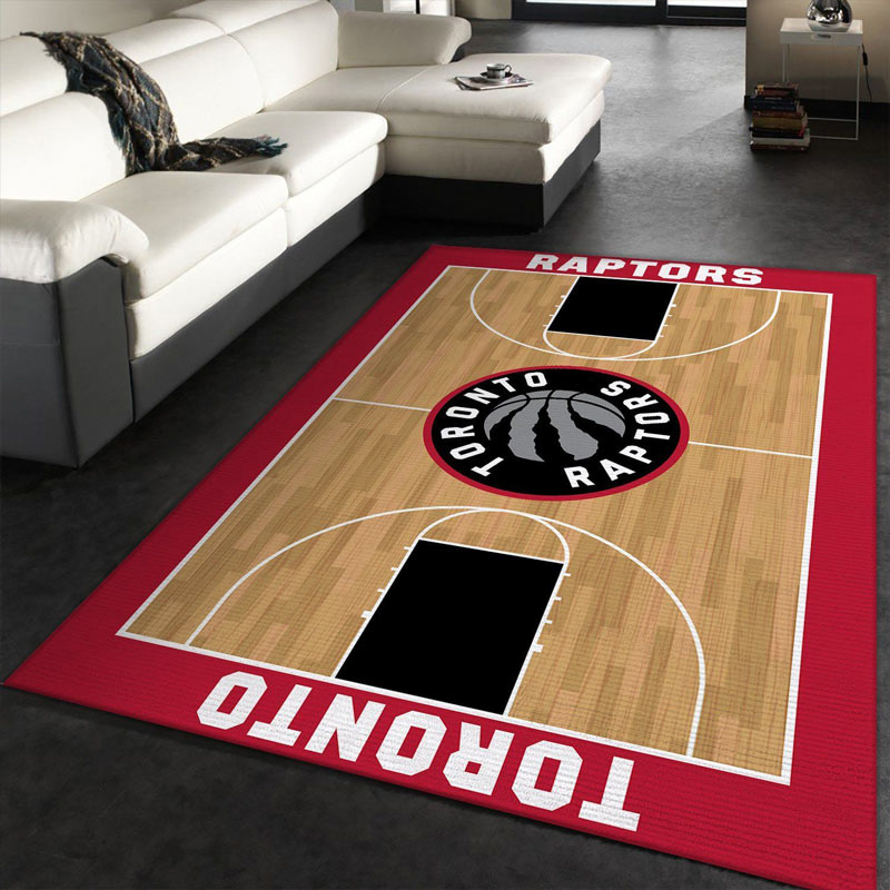 Toronto Raptors Area Rug NBA Area Rug Bathroom Rug Indoor Indoor Rugs Rectangle Carpet