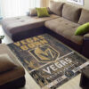 Vegas Golden Knights Area Rug NHL Area Rug Kitchen Rug Indoor Rug Rectangle Carpet 3 vegas golden knights rug living room carpet regtangle carpet floor decor home decor ver 286