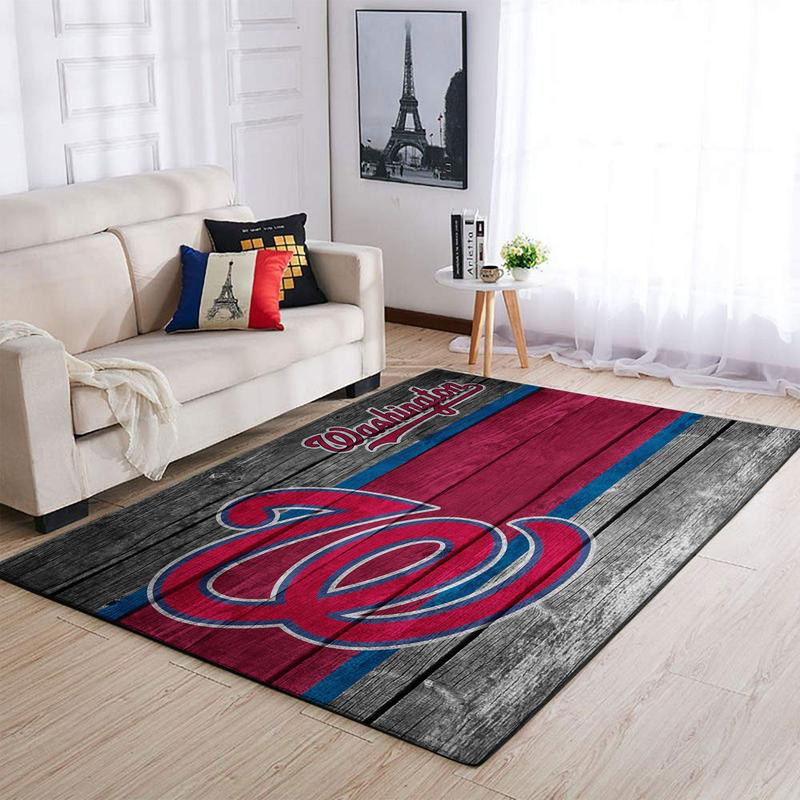 Washington Nationals Rug NBA Area Rug Bathroom Rugs Indoor Indoor Rugs Rectangle Carpet